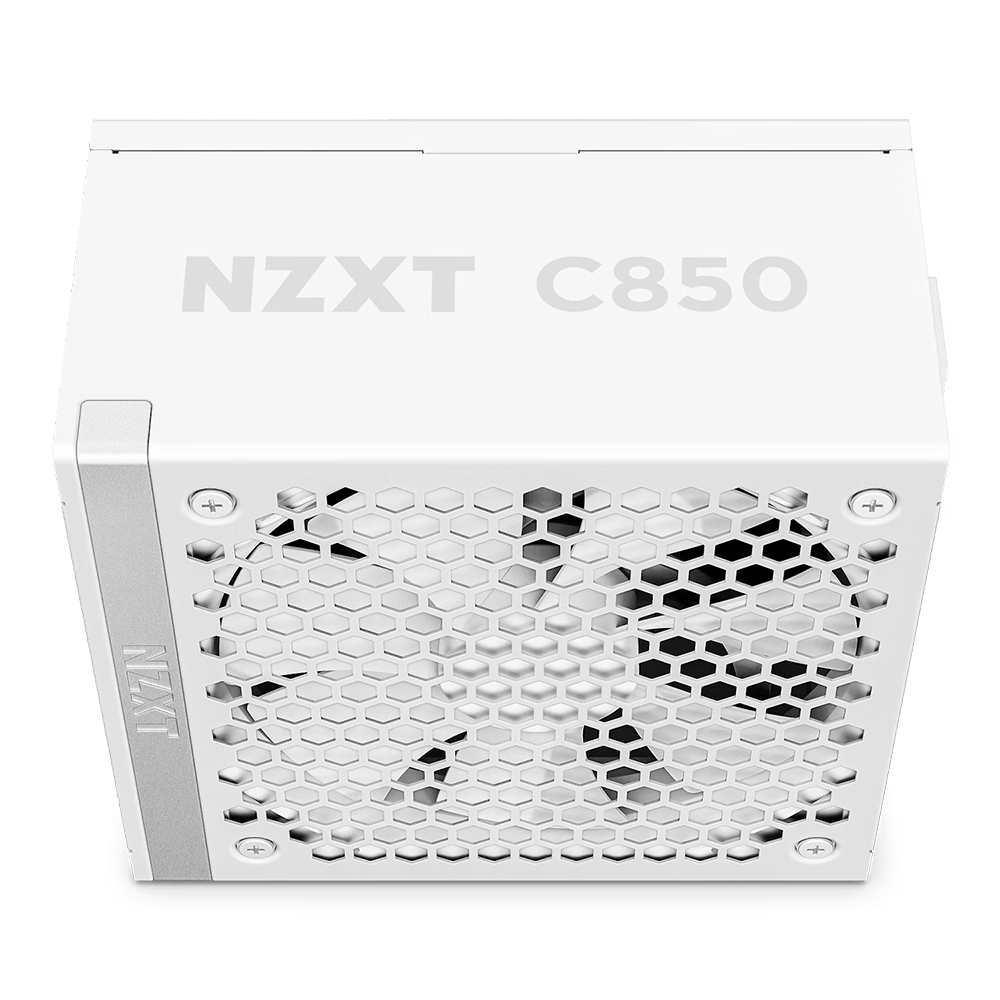 Fuente De Poder NZXT 850W, 80 Plus Gold, C850, Atx 3.1, Full Modular, Blanco.