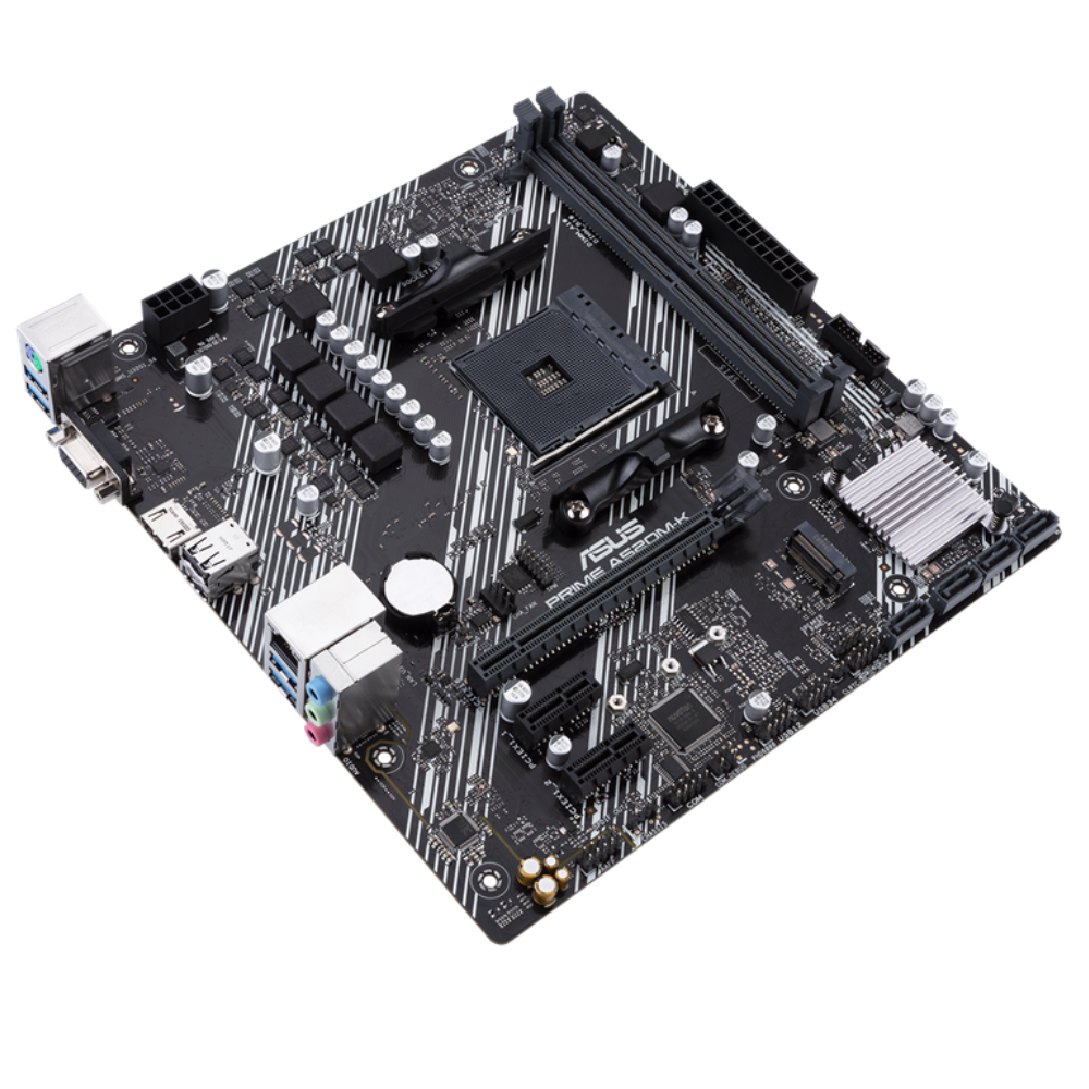Tarjeta Madre ASUS Prime A520M-K/CSM Socket AM4 | DDR4, PCIe 3.0 | Micro ATX