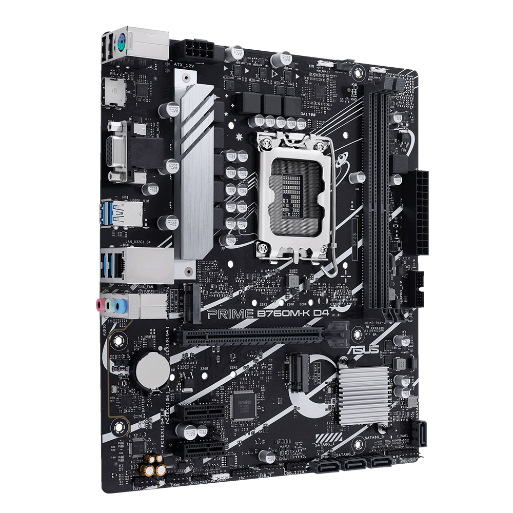 Motherboard Asus Prime B760M-K D4, Socket 1700, MATX.