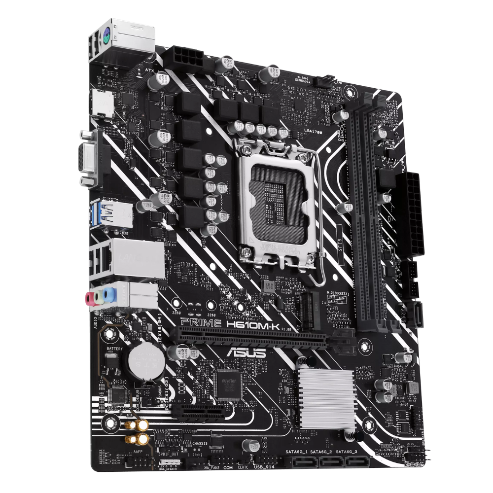 Tarjeta Madre ASUS PRIME H610M-K, Socket 1700, 2x DDR5, HDMI