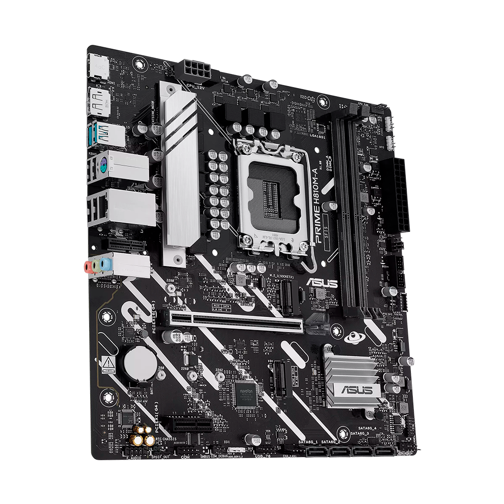 Tarjeta Madre Asus Prime H810M A CSM, Socket 1851, HDMI, Micro ATX.