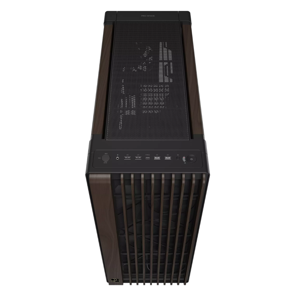 Gabinete Asus Proart Pa602 Walnut Wood Tg Pwm Modern, Negro
