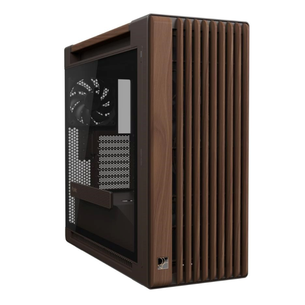 Gabinete Asus Proart PA602 Walnut Wood Tg Pwm Retro Brown