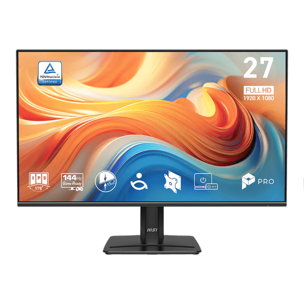 Monitor MSI PRO MP271 E14A LCD IPS 27", 1920x1080 Full HD, FreeSync, 144Hz, Bocinas Integradas, Negro