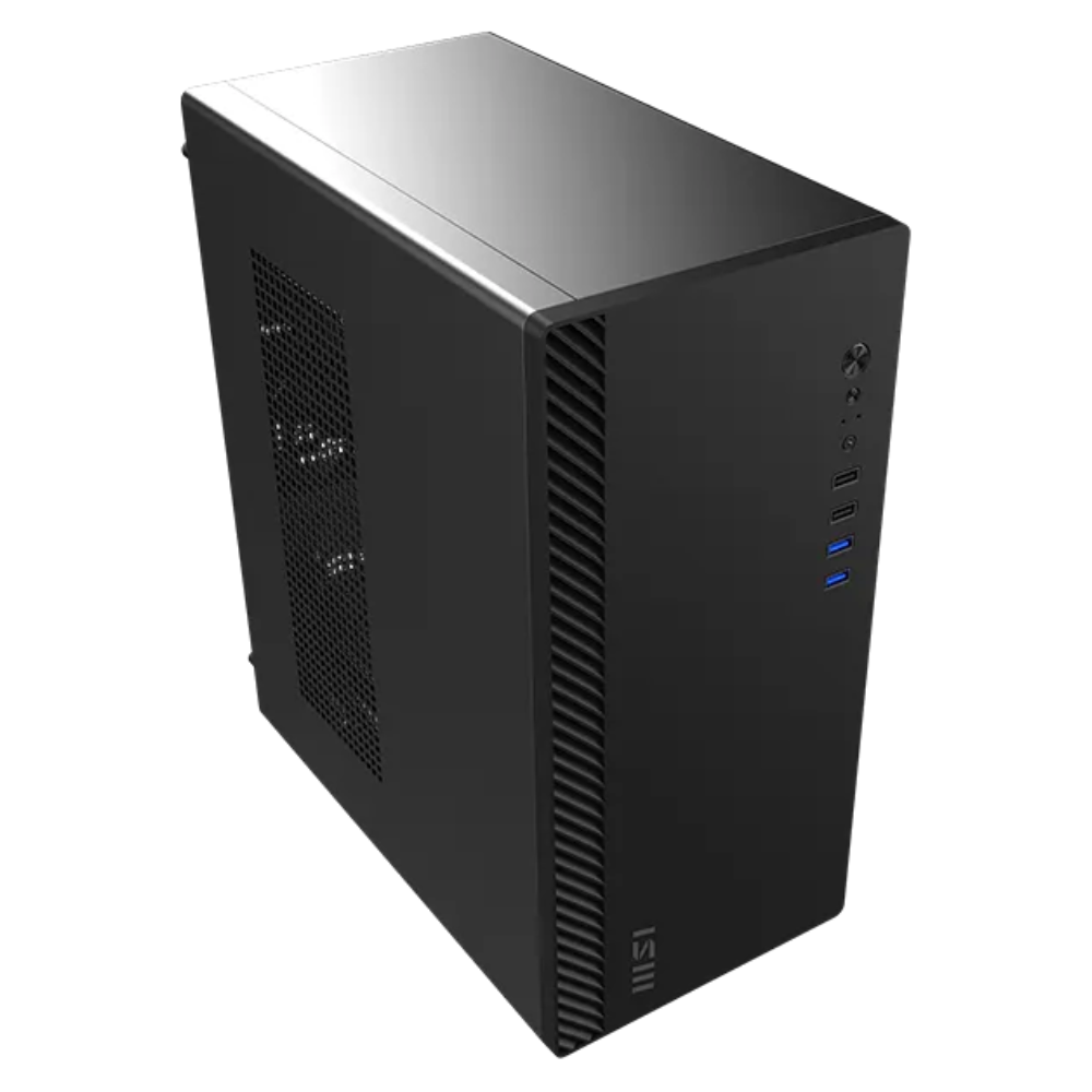 Gabinete MSI PRO SHIELD M100P, Micro ATX, Incluye 1 ventilador