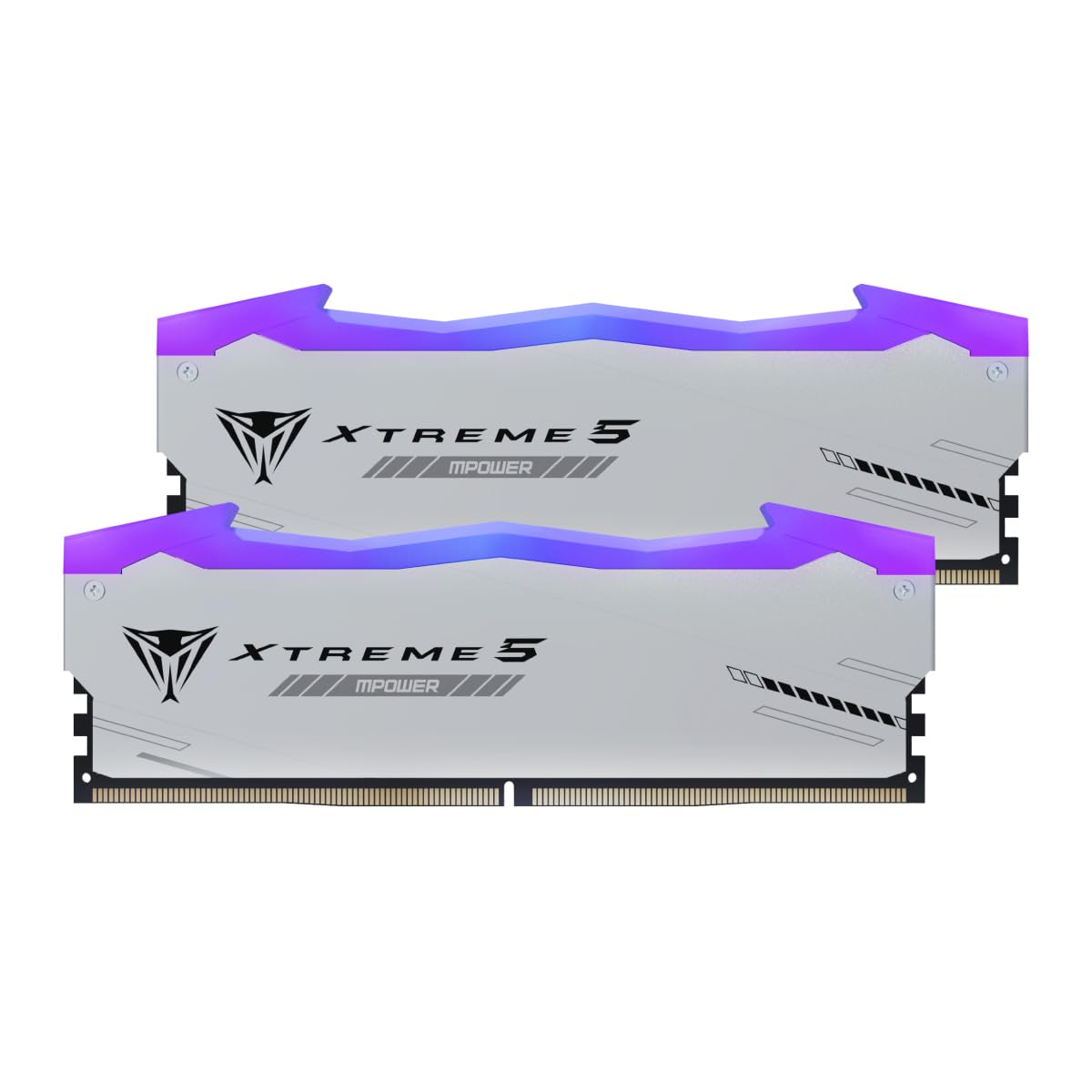 Kit Memoria RAM Patriot Viper Xtreme 5 RGB DDR5, 6400MHz, 32GB(2X16GB), CL32, Plata