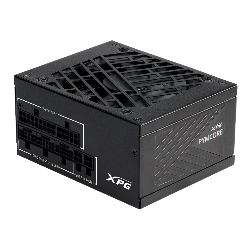 Fuente De Poder XPG Pymcore Sfx, 750W, 80 Plus Gold, Negro.