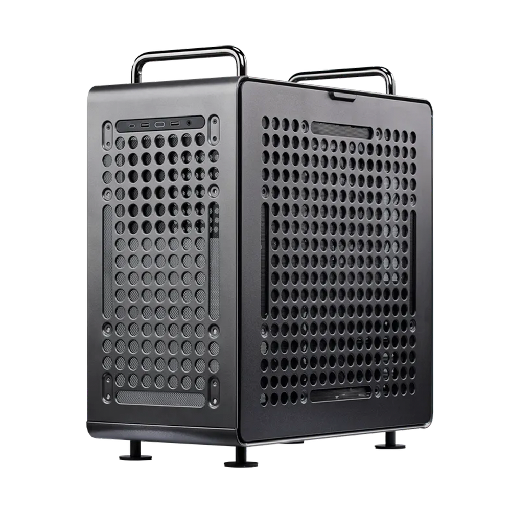 Gabinete Cooler Master Qube 540 Stardust Iron, Media Torre, ITX-E-ATX, Gris.