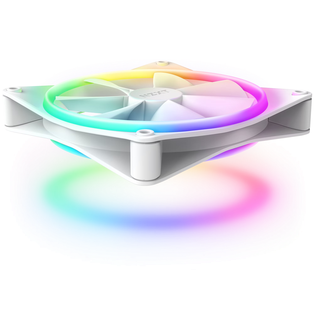 Ventilador NZXT F140 RGB Duo, 140Mm, Blanco