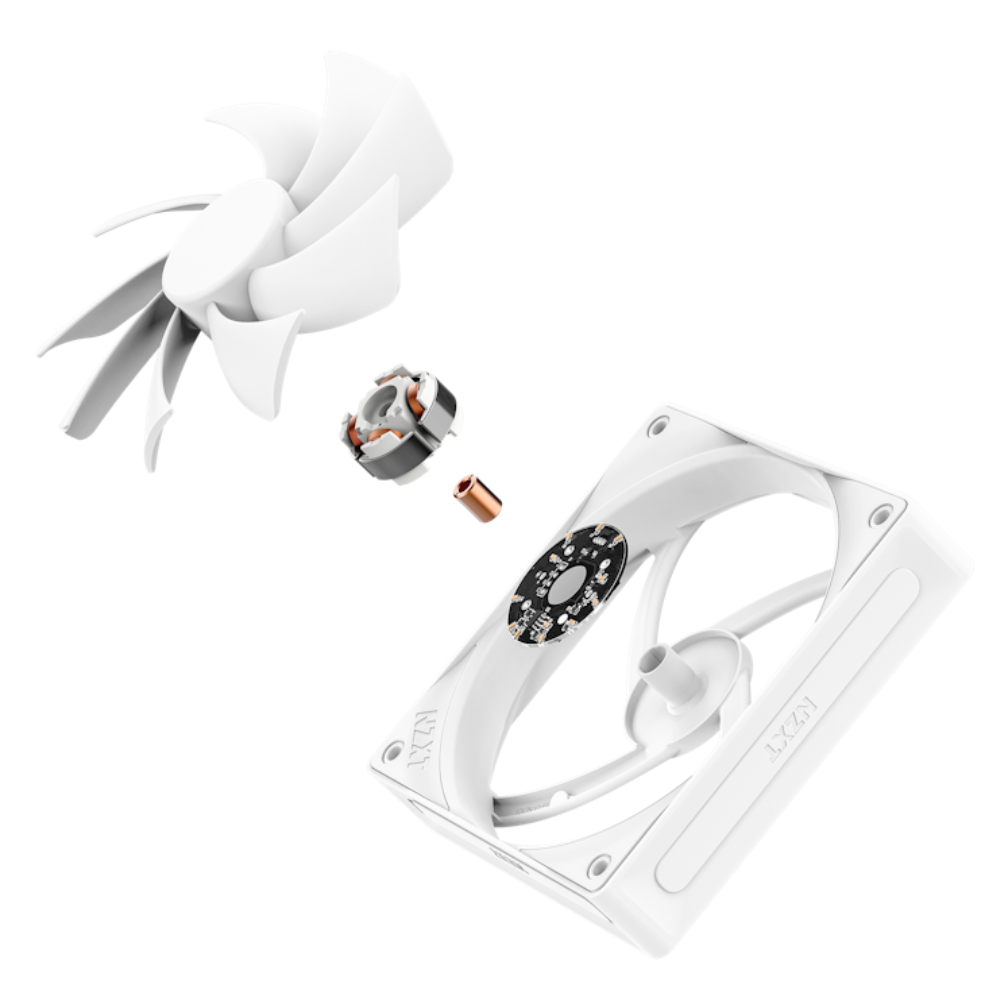 Ventilador  NZXT F120Q, 120mm, Blanco.