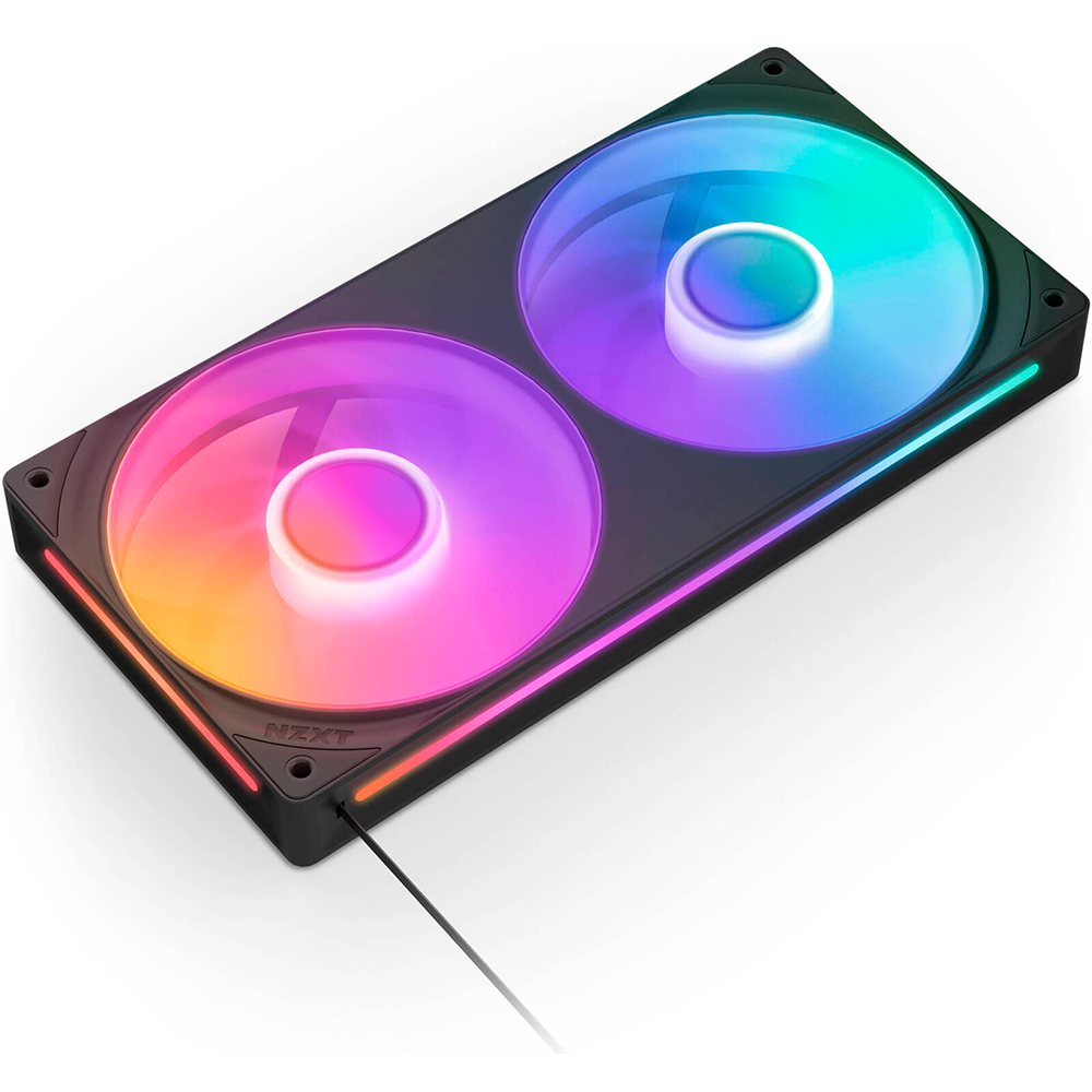 Kit de Ventiladores NZXT U240 Unibody RGB Black 240mm Single Frame