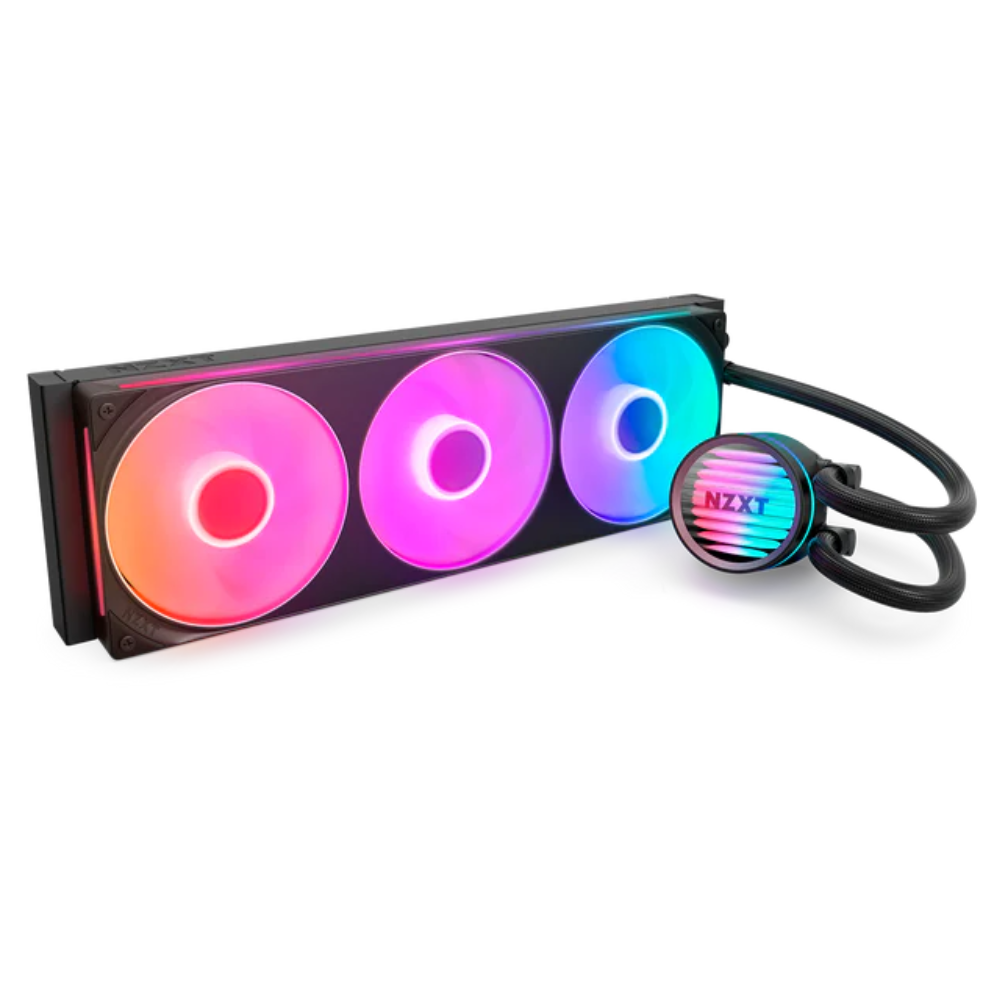 Enfriamiento Liquido NZXT Kraken Core 360, 3x 120mm, hasta 2400RPM, Negro