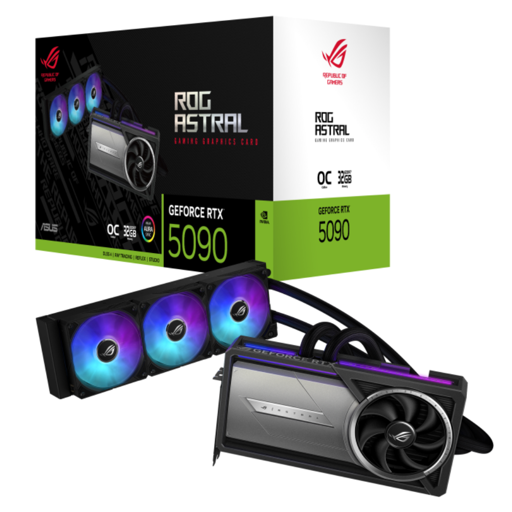 Tarjeta De Video Asus Rog Astral Lc RTX 5090, 32Gb, GDDR7.