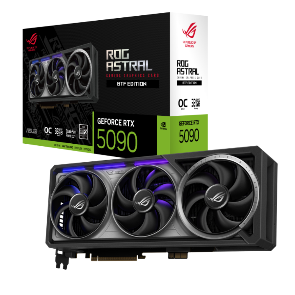 Tarjeta De Video Asus ROG Astral RTX5090 O32G BTF Gaming, 32GB, GDDR7.
