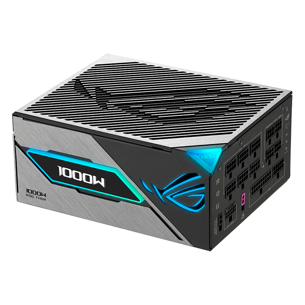 Fuente De Poder Asus ROG Thor 1000W, 80 Plus Platino, ARGB, Pantalla OLED.
