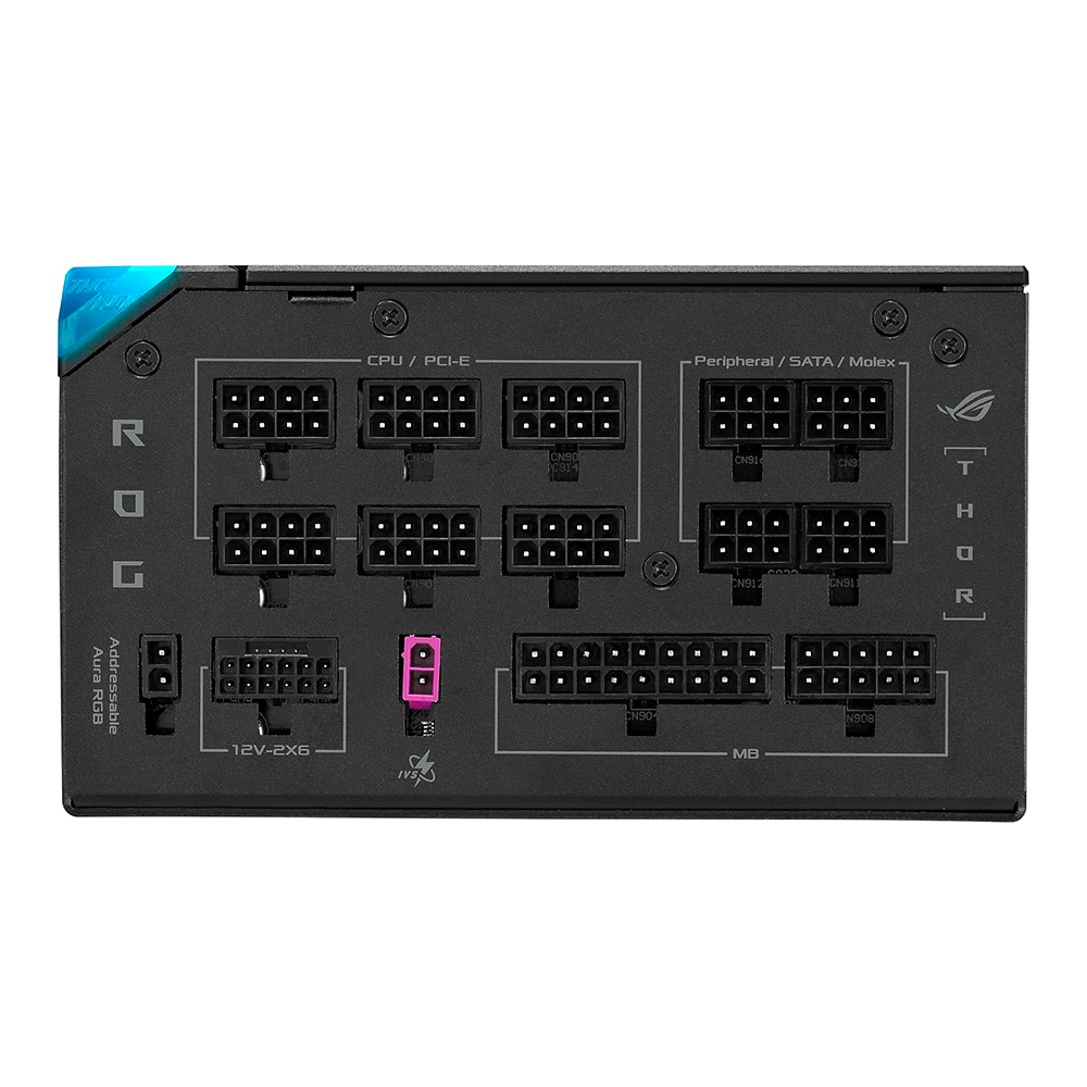 Fuente De Poder Asus ROG Thor 1200P3 1200W, 80 Plus Platinum
