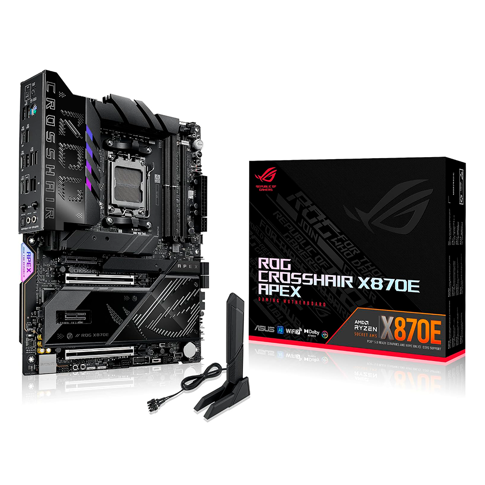 Motherboard Asus Rog Crosshair X870E Apex, DDDR5, Wifi7, Atx.