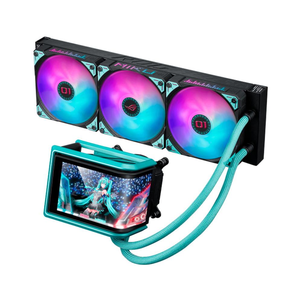 Enfriamiento Líquido ASUS ROG RYUO IV 360 Hatsune Miku Edition | ARGB | Pantalla AMOLED