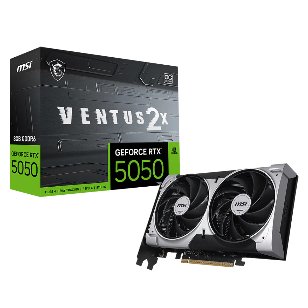 Tarjeta De Video MSI RTX 5050 8G Ventus 2X OC, 8GB GDDR6