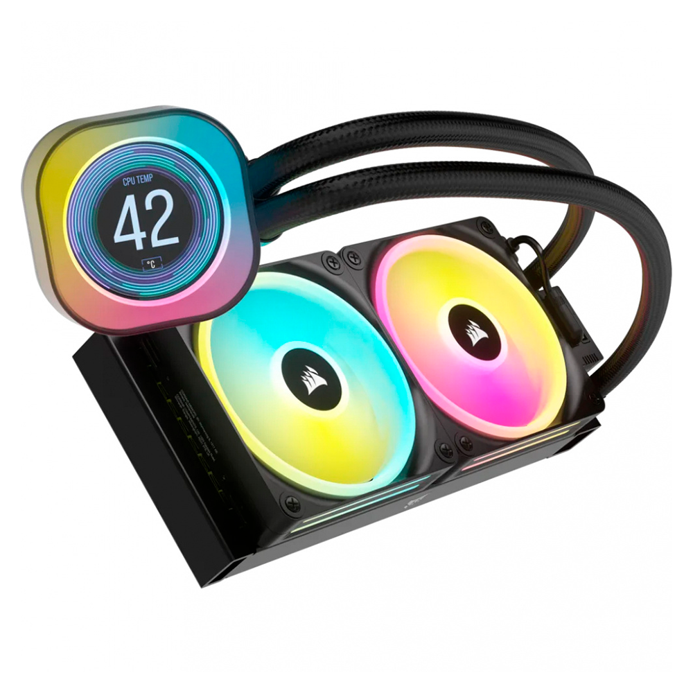 Enfriamiento Liquido Corsair iCue Link H100I LCD 240mm RGB