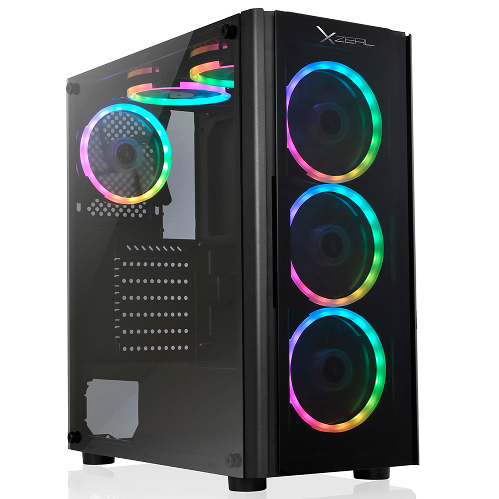 Gabinete Xzeal XZ110 - Micro ATX - Negro