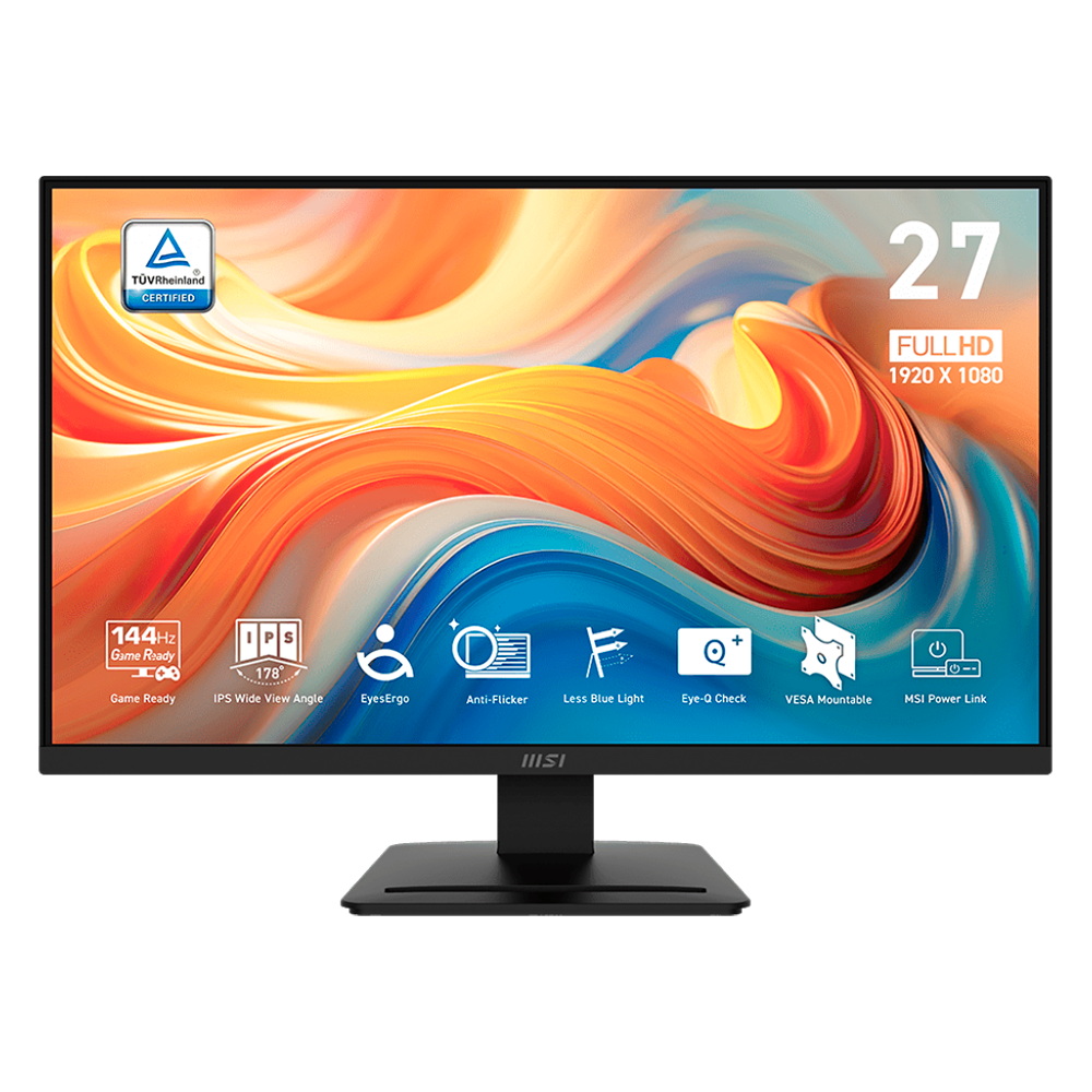 Monitor Led MSI Pro MP273L E14 27" Full HD 140Hz | Negro