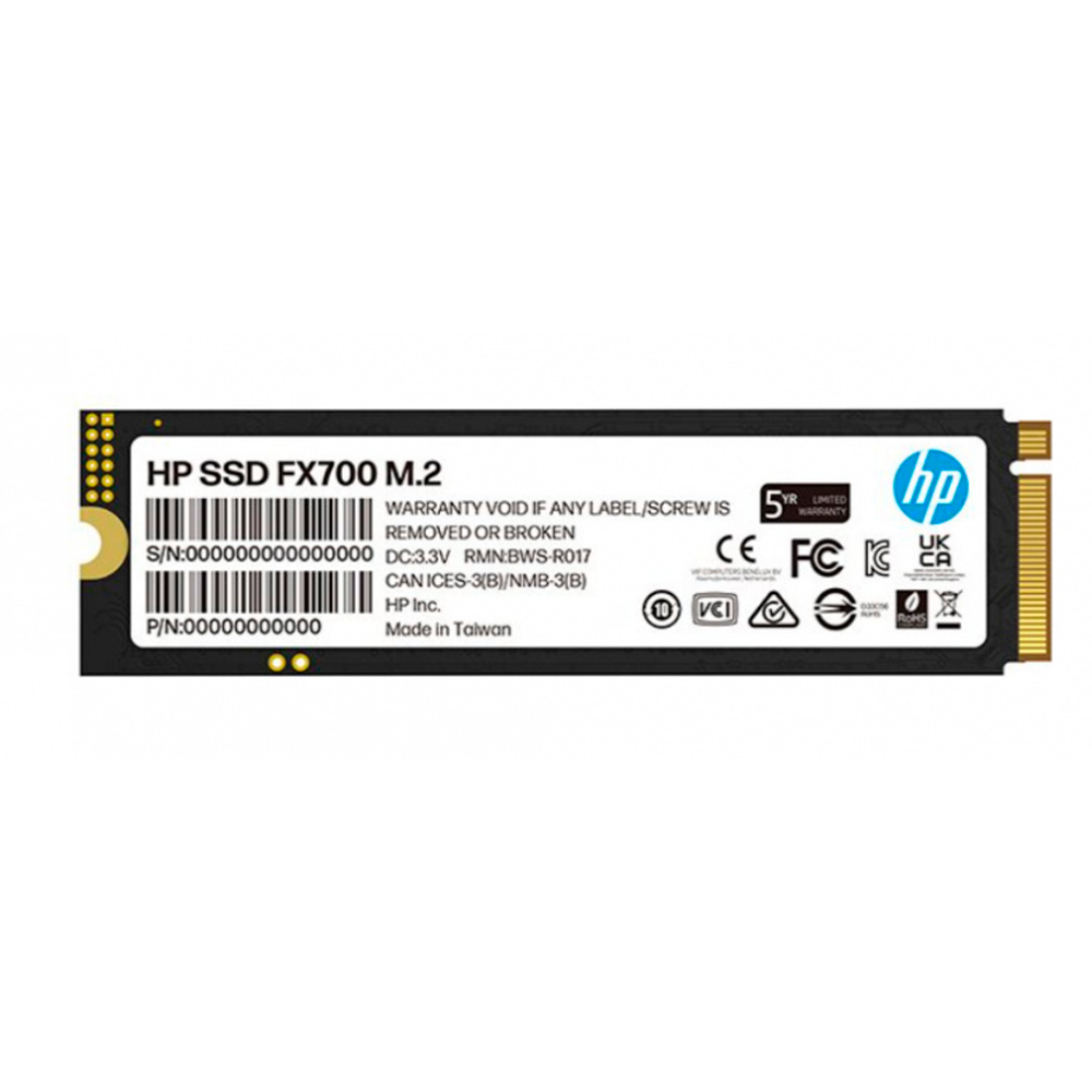 Unidad de estado Solido M.2 HP FX700 512GB NVME