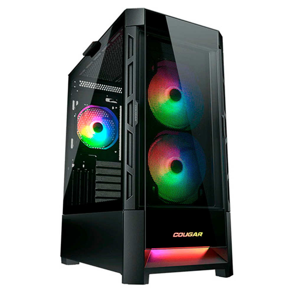Gabinete Cougar Duoface RGB - E- ATX - Negro