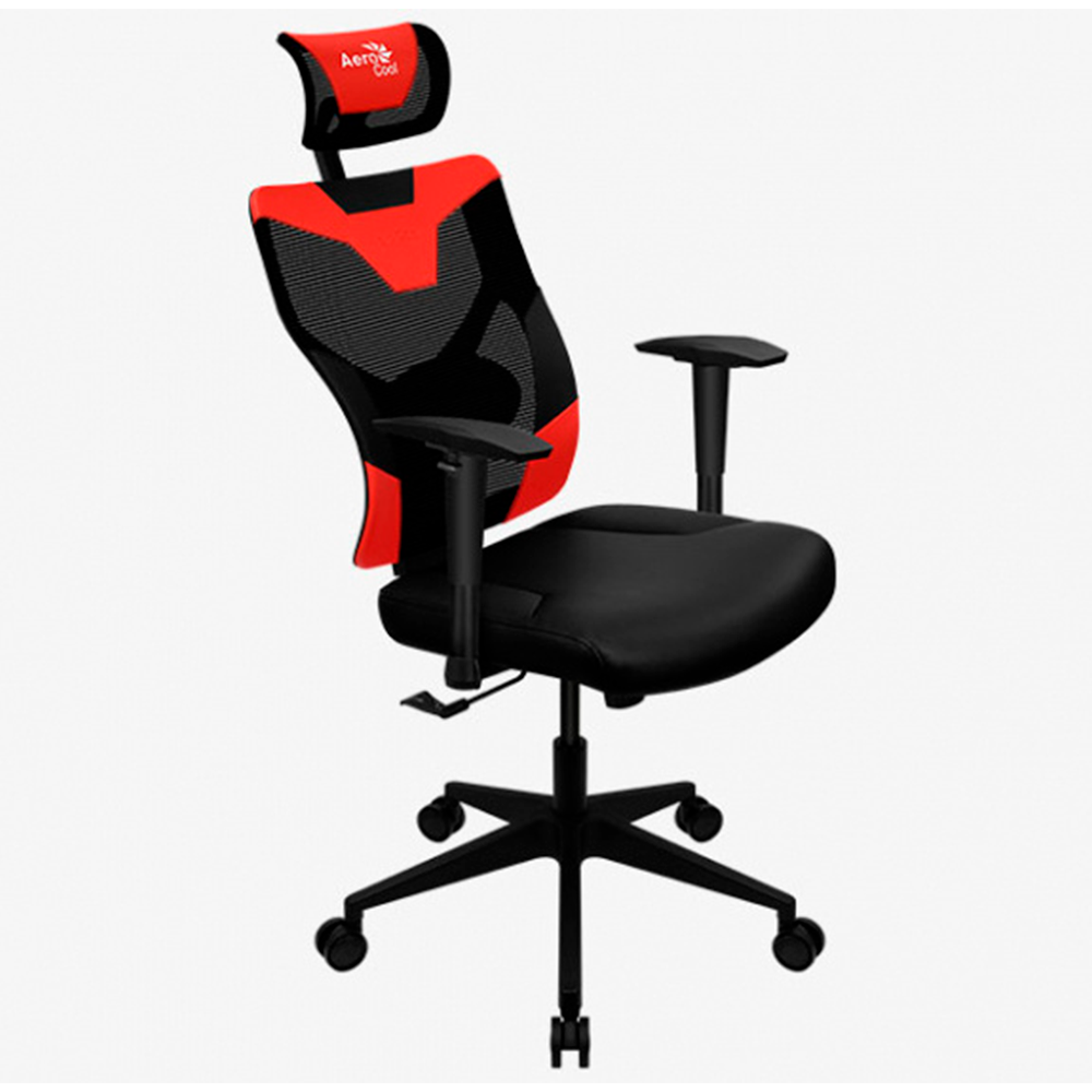 Silla Aerocool Gamer Guardian Champion - Negro/Rojo