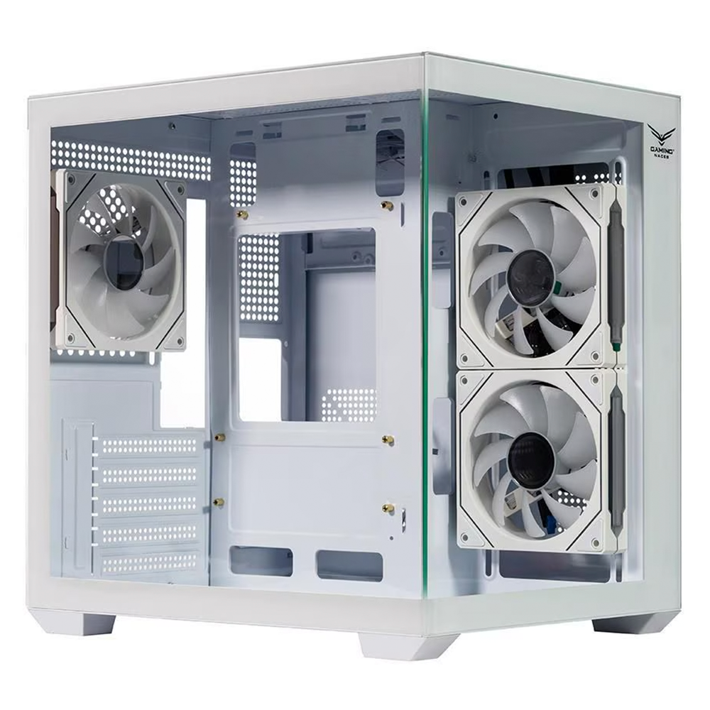 Gabinete NACEB NA-0636B Starfall- Micro ATX - Blanco