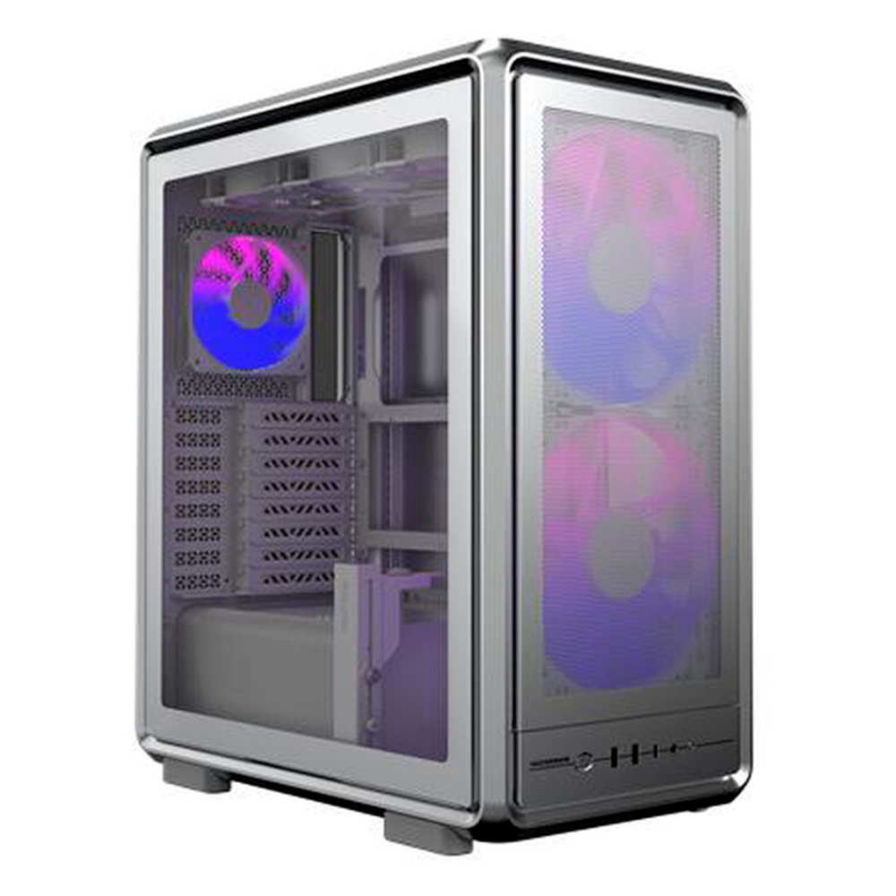 Gabinete Cooler Master MasterFrame 500 Mesh - Micro ATX - Plata