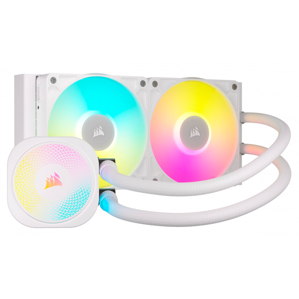 Enfriamiento Liquido Corsair iCUE LINK TITAN 240 RX RGB 240mm - Blanco