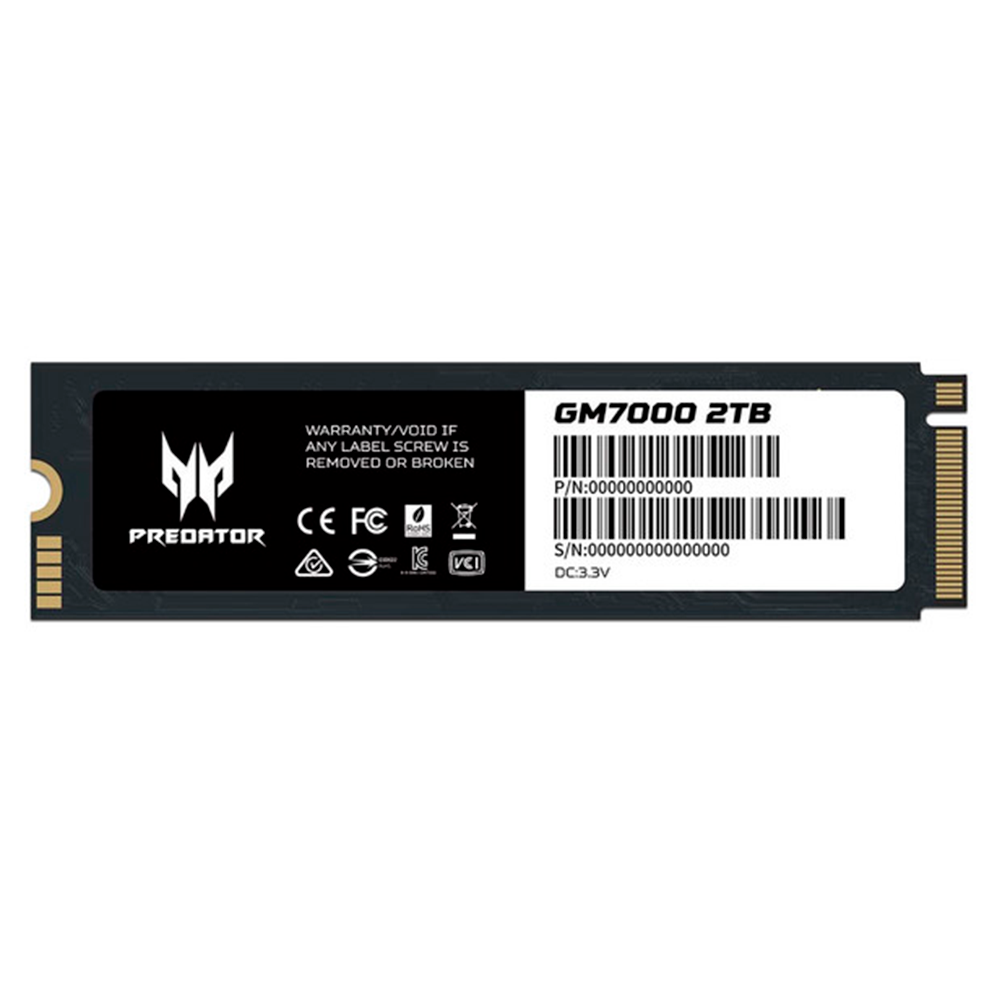 Unidad de estado solido M.2 Predator GM7000 2TB