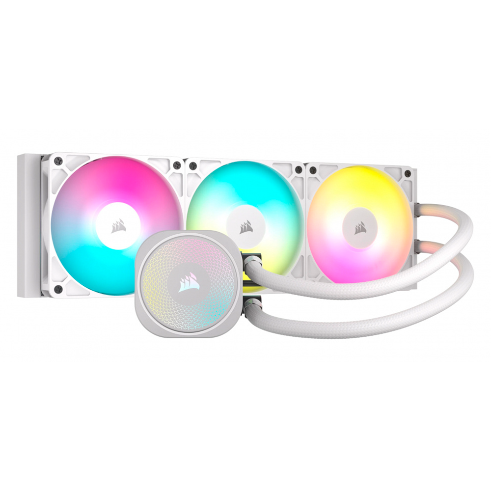 Enfriamiento Liquido Corsair NAUTILUS 360 RS ARGB para CPU- 360mm - Blanco