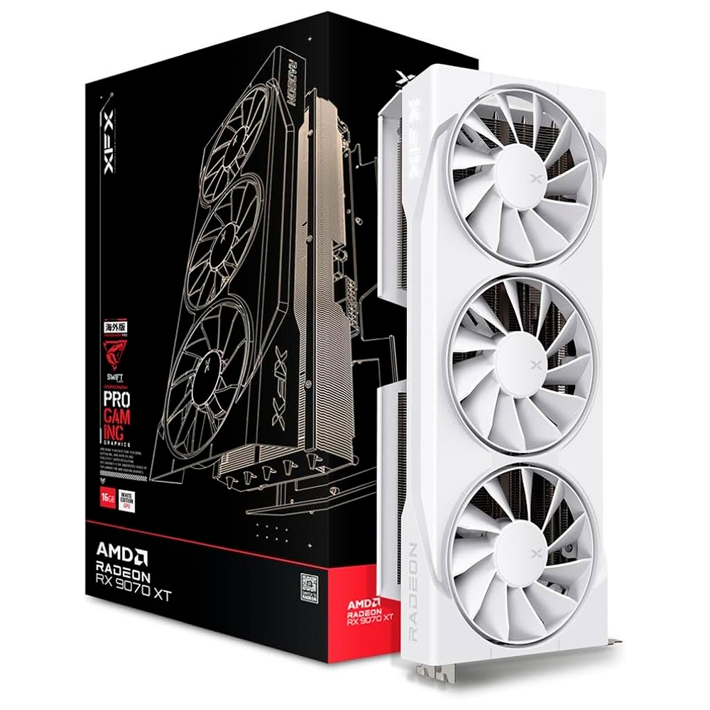 Tarjeta de Video XFX RX 9070 XT SWIFT AMD Radeon 16GB
