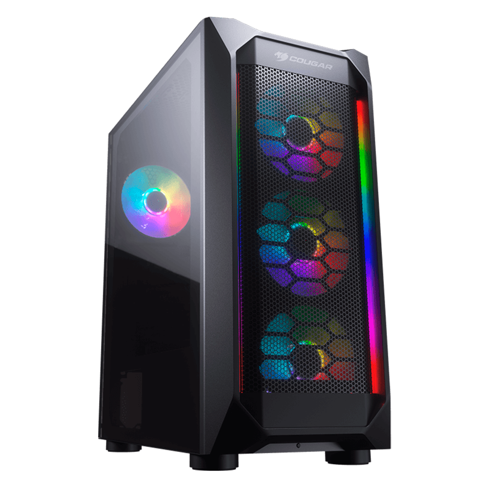 Gabinete Cougar MX410 Mesh-G RGB - ATX - Negro