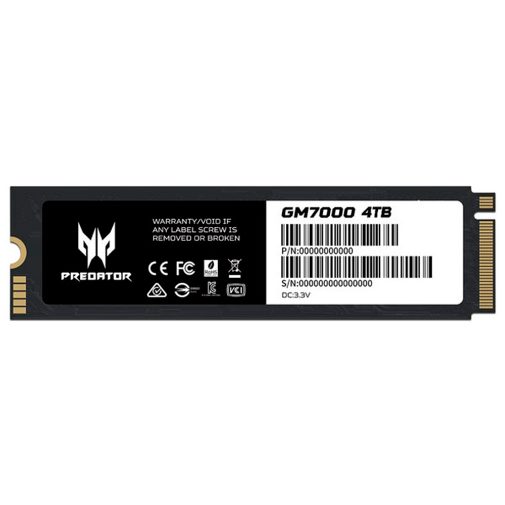 Unidad de estado solido M.2 Predator GM7000 4TB