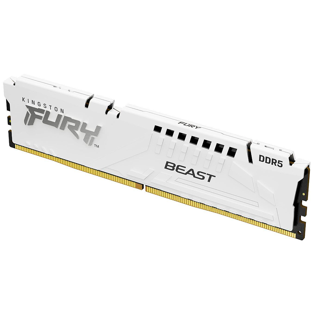 Memoria RAM DIMM Kingston Fury Beast Blanco 32GB 2x16 GB DDR5 5600Mts CL40