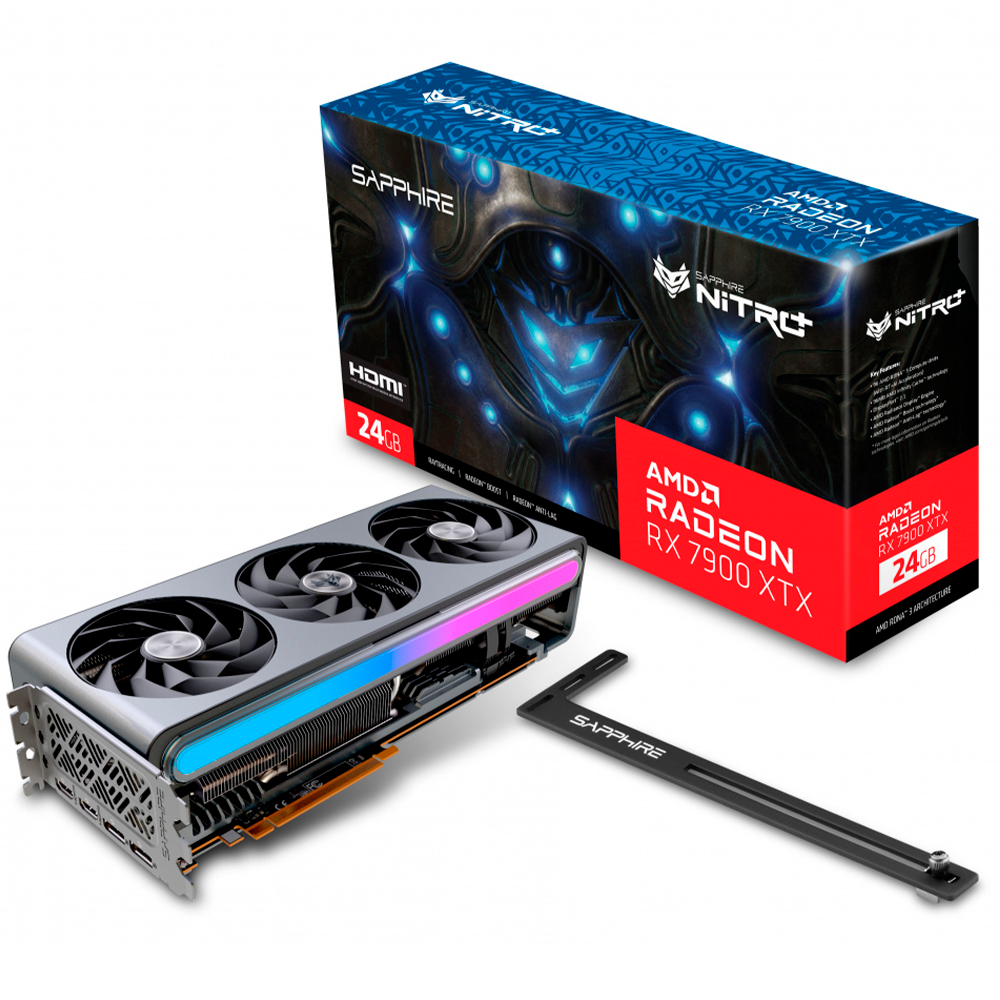 Tarjeta de Vídeo SAPPHIRE NITRO+ AMD Radeon RX 7900 XTX Vapor-X 24GB