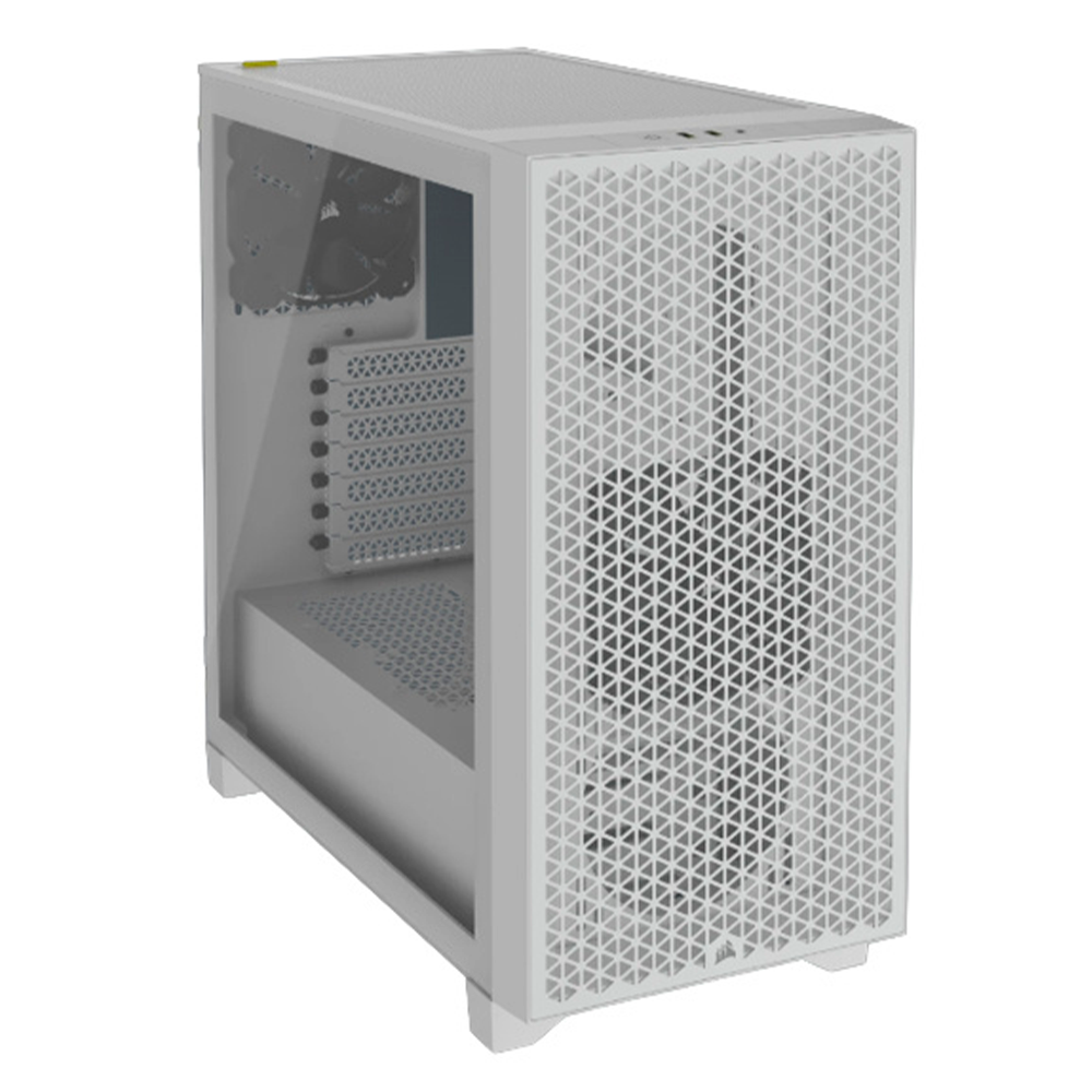 Gabinete Corsair 3000D AIRFLOW Blanco- ATX