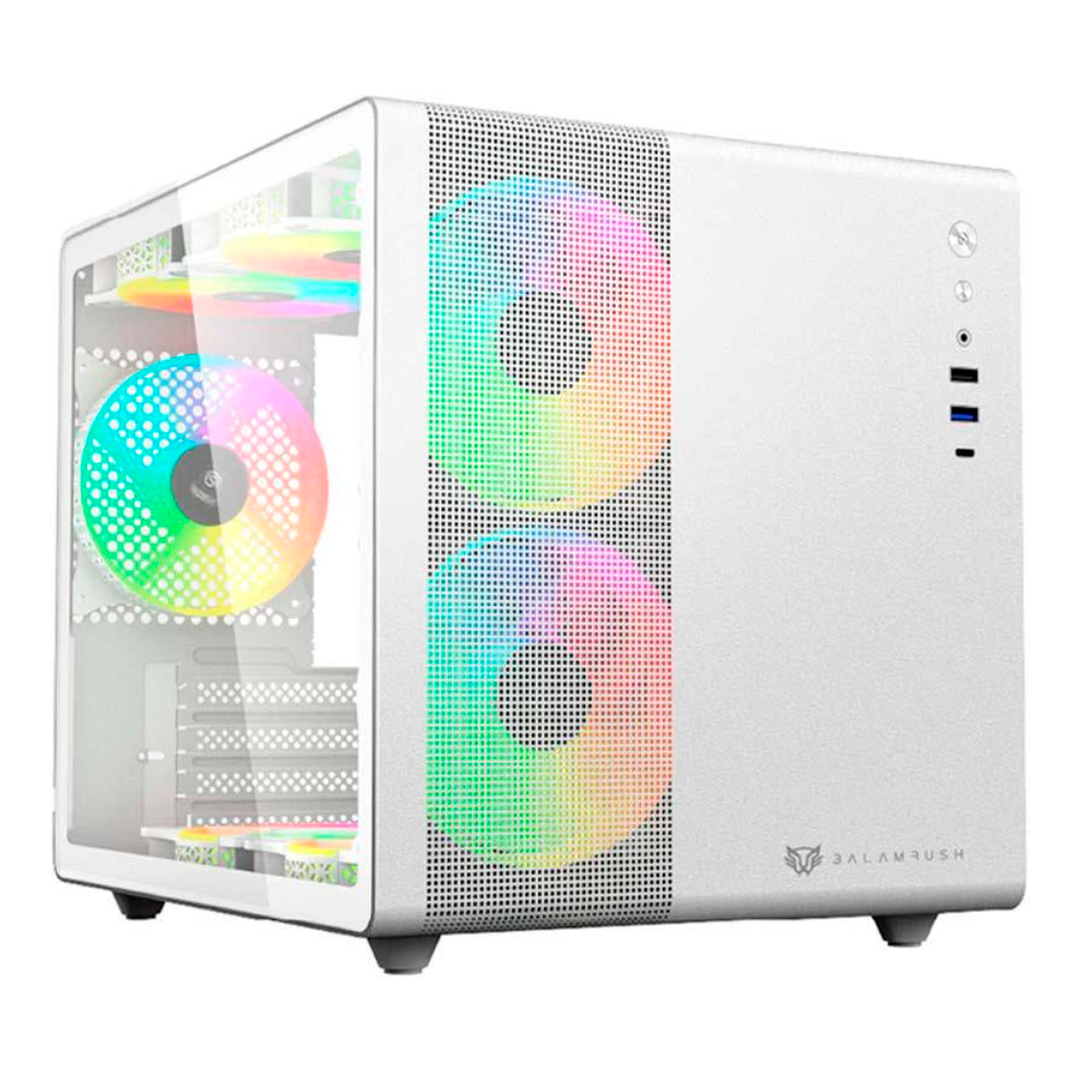 Gabinete Balam Rush Tank Mini GI930 Blanco - Micro ATX