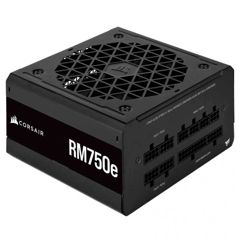 Fuente de Poder Corsair RM750e -750W - Gold - Negro