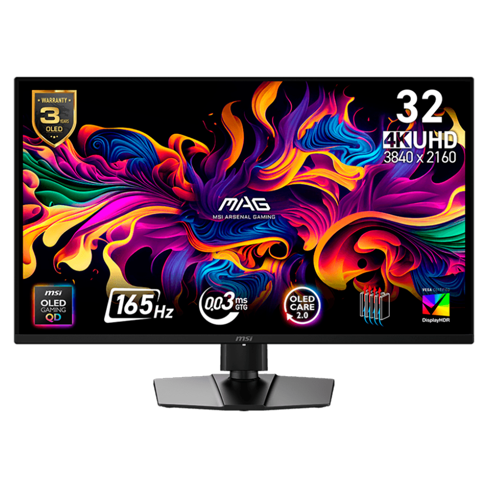 Monitor Gamer MSI MAG 322UP QD-OLED E16 32" 3840x2160 UHD 165Hz