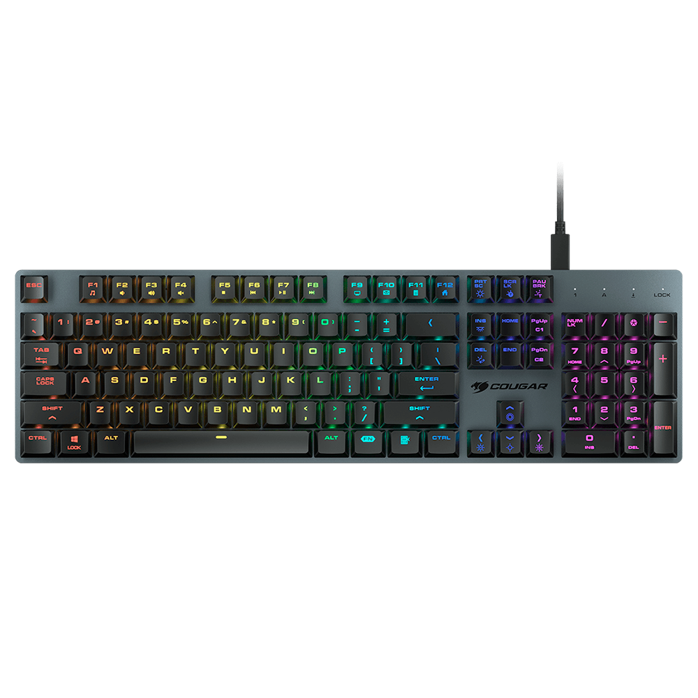 Teclado Mecánico COUGAR LUXLIM RGB Black