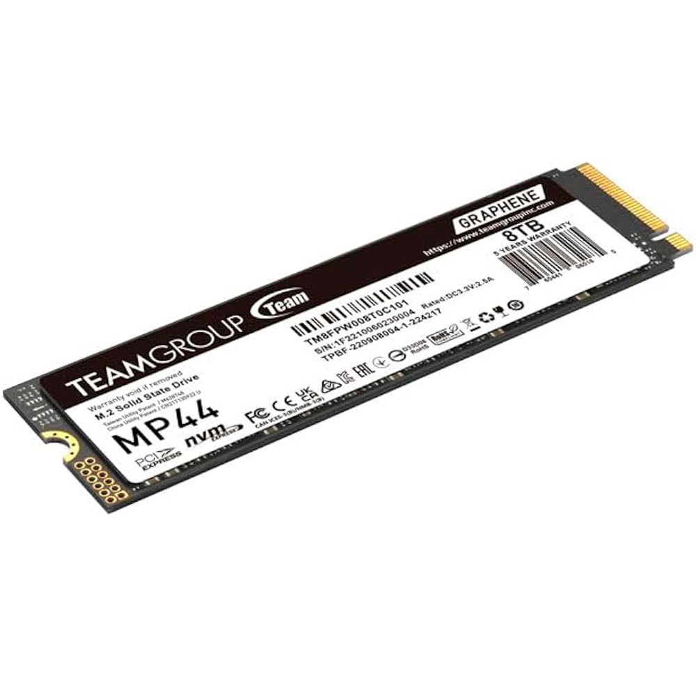 SSD Interno Teamgroup MP44 8TB M.2 PCIe Gen4 NVMe