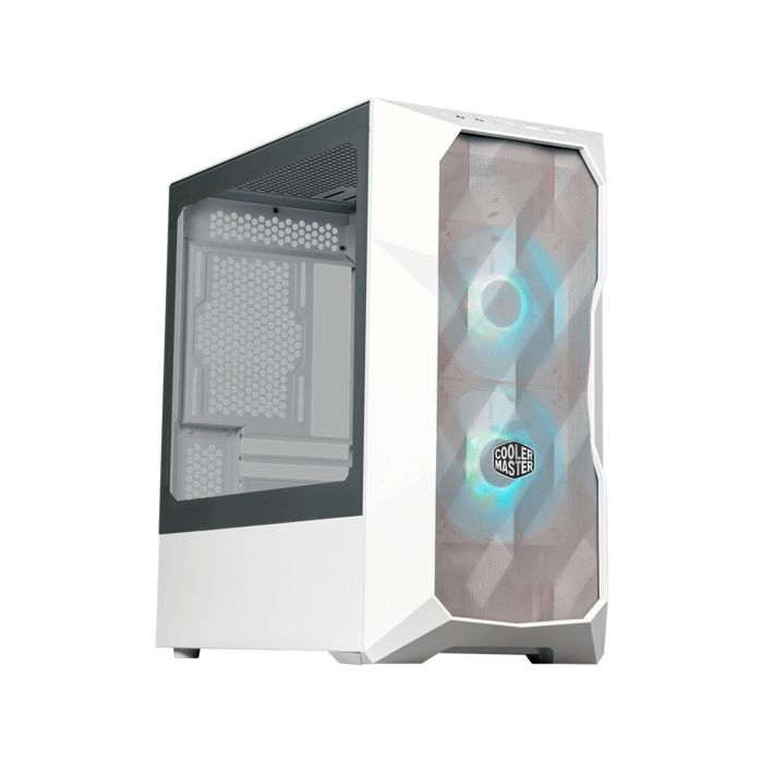 Gabinete Cooler TD300 Mesh ARGB- Micro ATX- Incluye 2 Ventiladores- Blanco