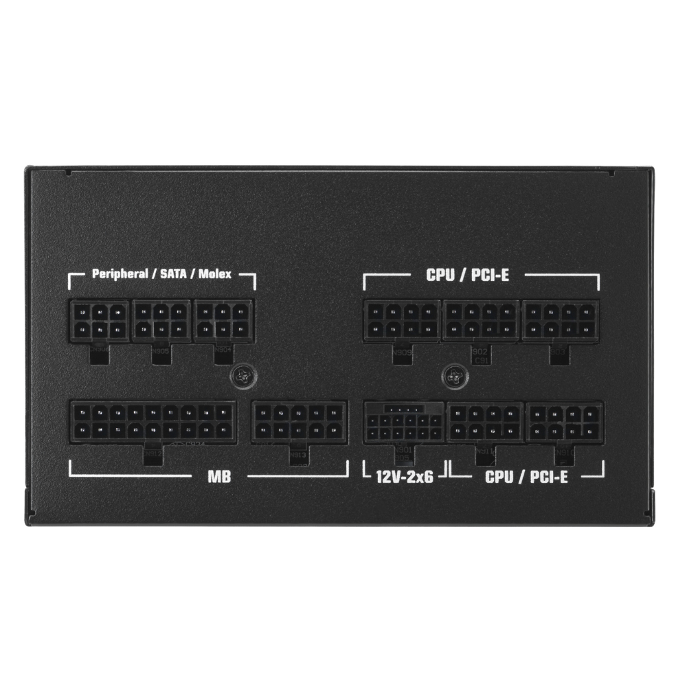 Fuente De Poder Asus Tuf Gaming 1200G Evo, 80 Plus Gold, 1200W.