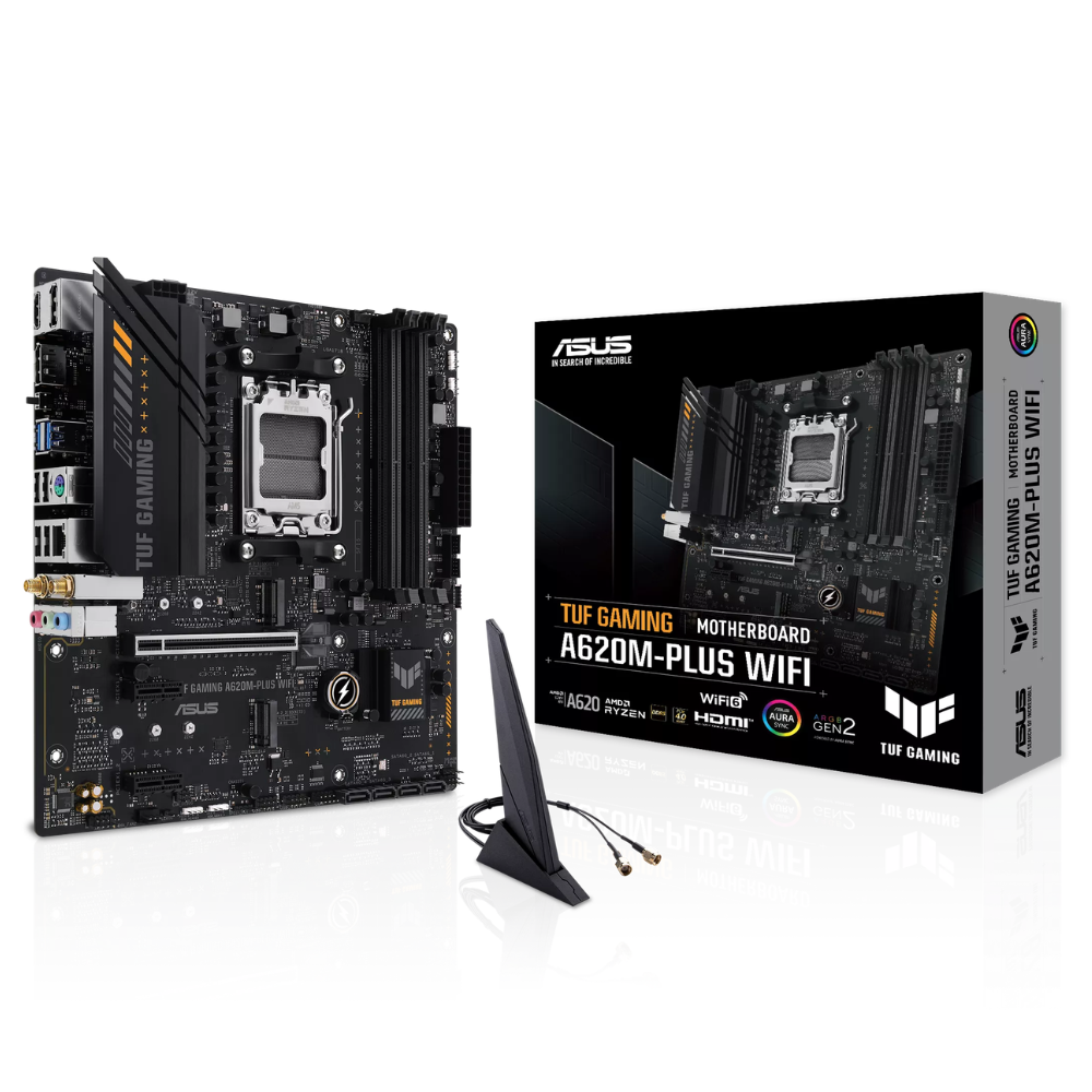 Tarjeta Made ASUS Tuf Gaming A620M-Plus Wifi, DDR5, Wifi, Micro ATX.