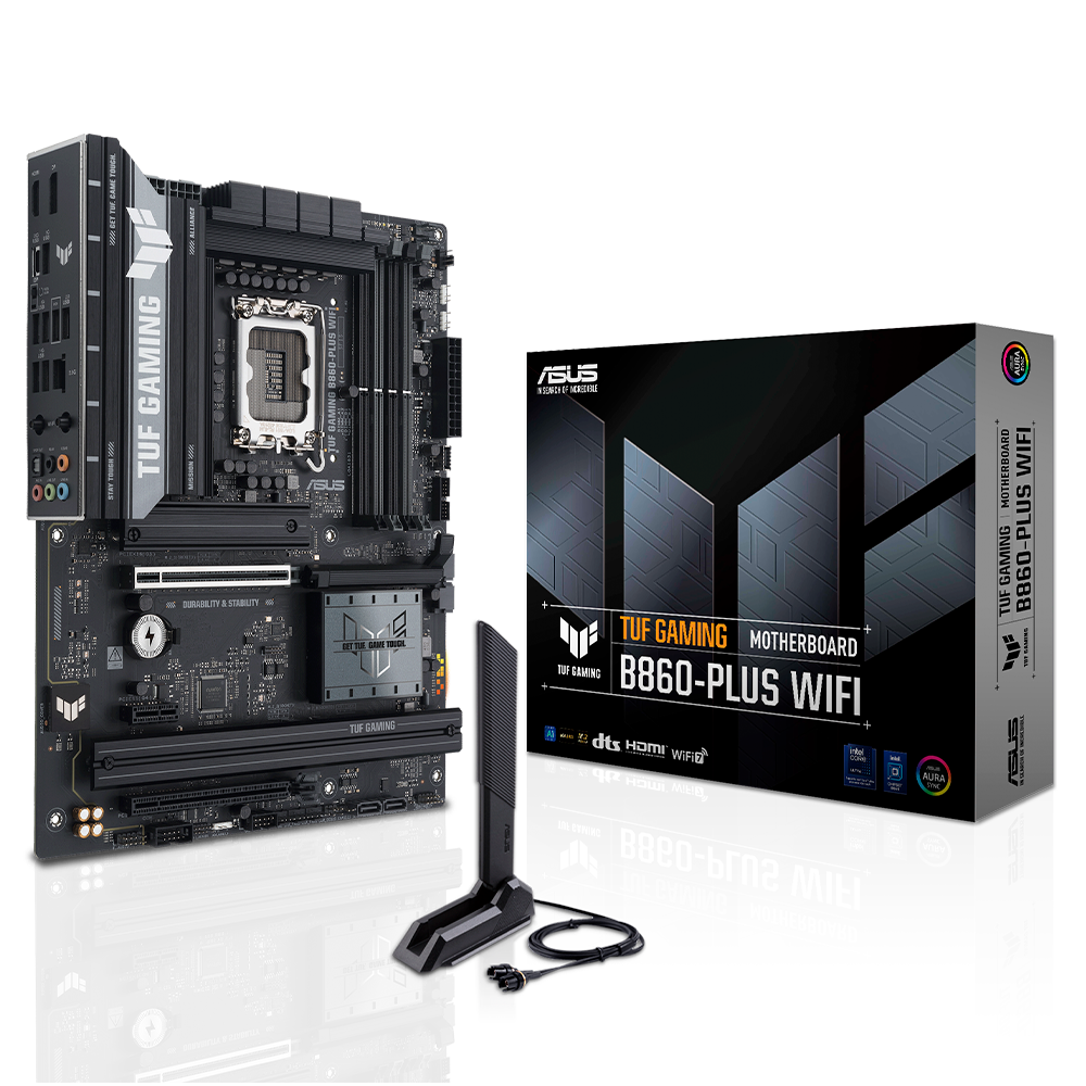 Tarjeta Madre ASUS TUF Gaming B860-Plus Wifi, Socket 1851, ATX.