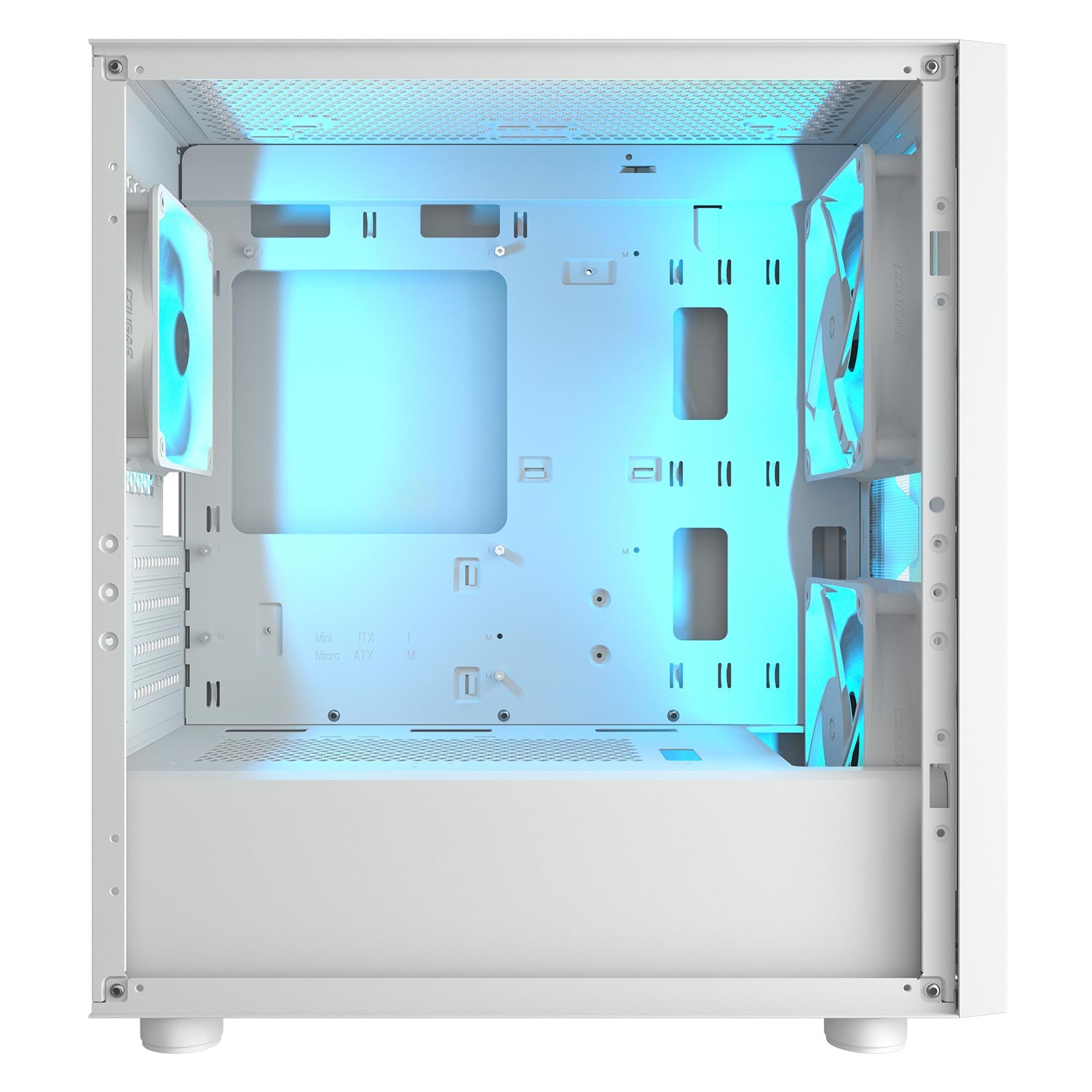 Gabinete Cougar Uniface Mini RGB - Mini ITX - Blanco